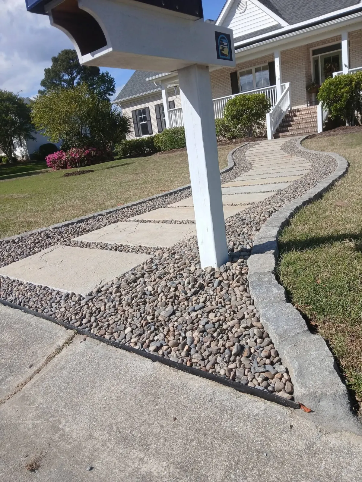 Placeholder image for a stone walkway project